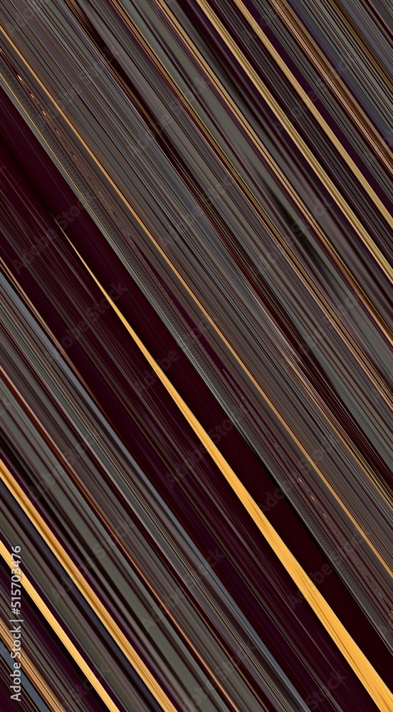 Poster parallel stripes on the diagonal metallic abstract in gold and bronze on a brown and grey textured b