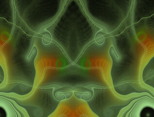 Imaginatory fractal abstract background Image