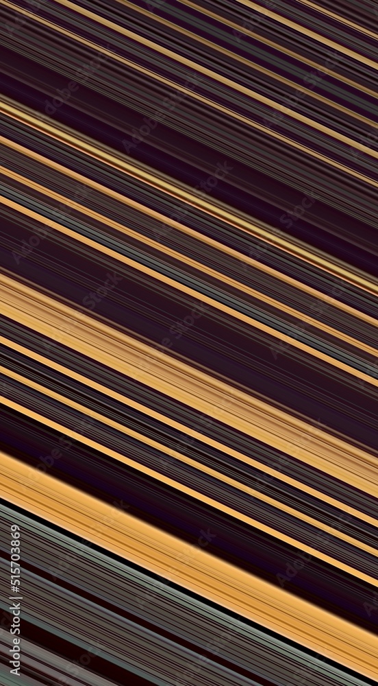 Poster parallel stripes on the diagonal metallic abstract in gold and bronze on a brown and grey textured b
