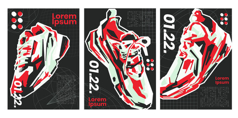 Modern Trends Maximalist Poster Design