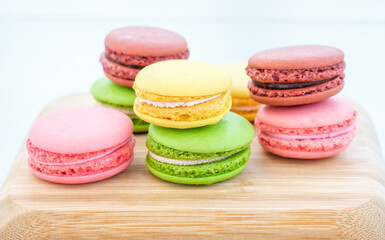 Colorful macaroons