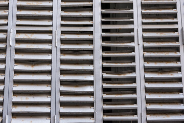 Obraz premium background with shutter. Lines. Abstract. Window.. Architecture. Building. Safe