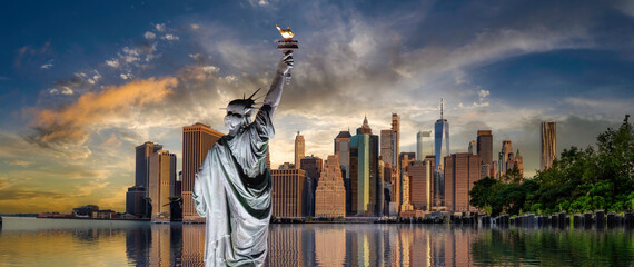 Statue of Liberty Manhattan New York