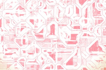 design red cybernetic electronic template digital drawn texture illustration