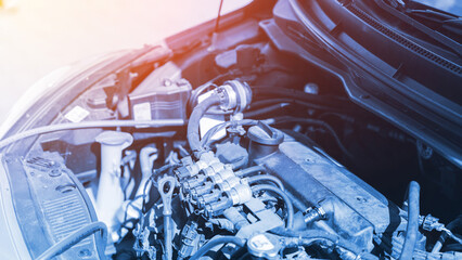 Car air conditioner ac repair service. Refill automobile ac compressor and checking auto...