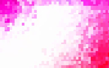 Light Purple, Pink vector backdrop with rhombus.