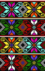 Traditional YAKAN Pattern from the Philippines 3
