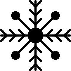 snowflake glyph icon