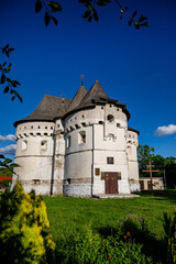 The old church is a fortress in Ukraine in the village of Sutkivtsi