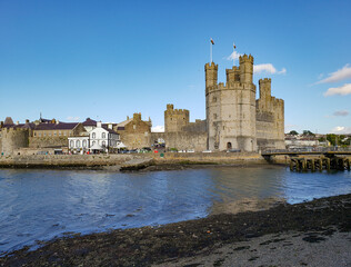 Caernarfon Castle, Wales, UK.