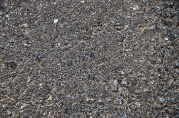 Texture of the asphalt