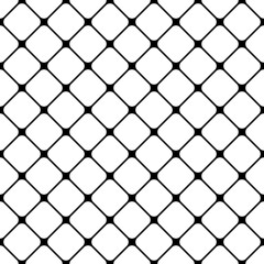 Fototapeta premium Abstract seamless pattern. Black and white background. Texture for print, textile, fabric, packaging.