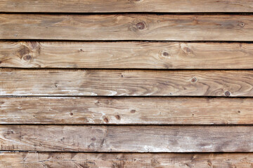 Fototapeta premium Natural brown wood texture background. Wood planks. Top view