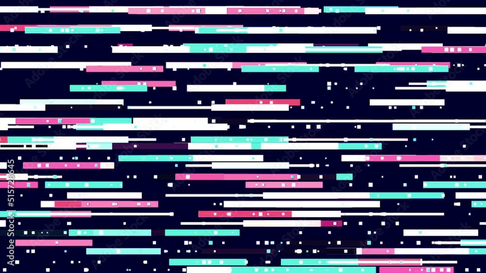 Poster green and black background. motion.bright multicolored small glowing lines in the animation move in 