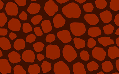 Abstract modern giraffe seamless pattern. Animals trendy background. Colorful decorative vector stock illustration for print, card, postcard, fabric, textile. Modern ornament of stylized skin