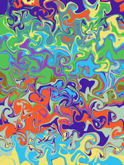 seamless pattern with waves