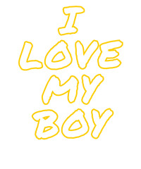 I love my boy yellow