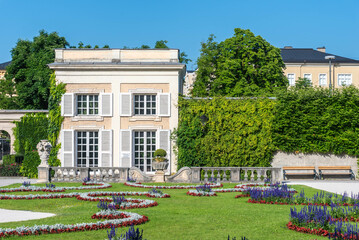 Fototapeta na wymiar Mirabell Garten in Salzburg