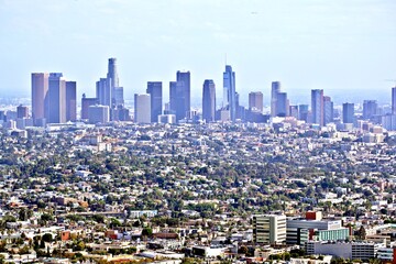 Fototapeta na wymiar Panoramablick über Los Angeles