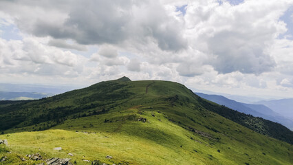 Landscape in the mountains