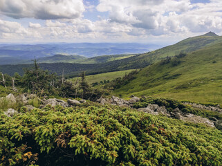 Landscape in the mountains