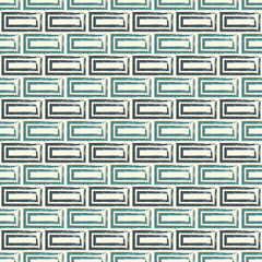 Brick wall motif handdrawn classic geometric print. Paint brush strokes seamless pattern. Freehand grunge design background. Modern urban ornament