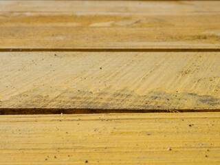 Knocked down fresh boards. Construction works. Plank floor. Fresh wood.  Wood background