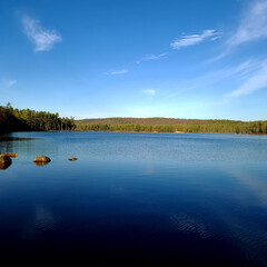 lake and sky