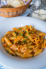 Macarrones en salsa de tomate