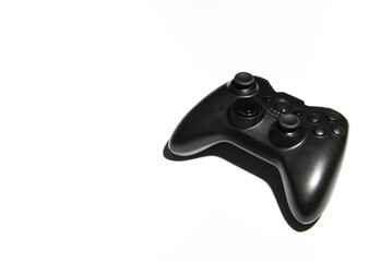 video game controller on white