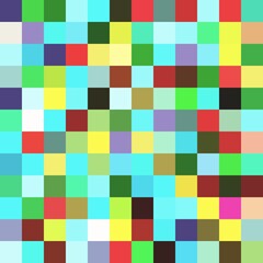 Colorful squares. Mosaic pixel background design