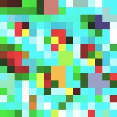 Colorful squares mosaic pixel background design