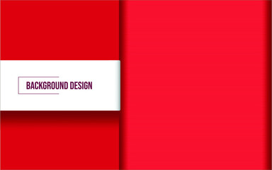 Abstract red and white flag with background. Independence day concept. Vector Illustration.