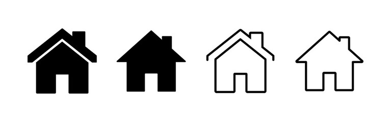 House icon vector. Home sign and symbol