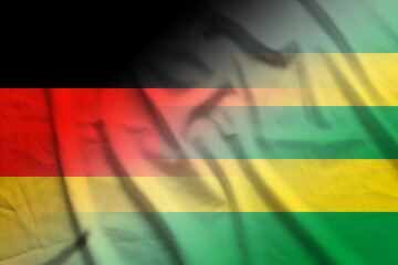 Germany and Togo state flag international contract TGO DEU