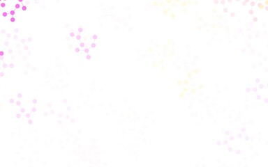 Light Pink, Yellow vector texture with artificial intelligence concept.