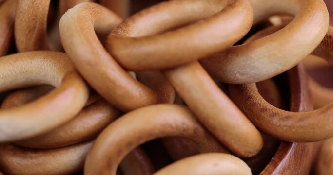  Russian food round bagels for tea