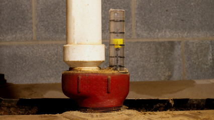 A Fuel Gauge on a Home Heating Oil Tank