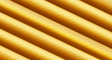 CG-generated background image with golden wavy lines