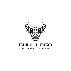 logo for company bull logo