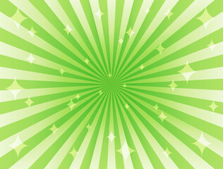 集中線とキラキラを組み合わせた背景素材