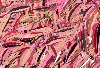 Light Red, Yellow vector texture with abstract forms.