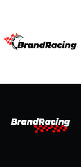 creative logo design template for your racing brand or company