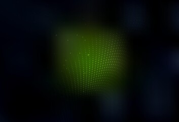 Dark Green vector Beautiful colored illustration with blurred circles in nature style.