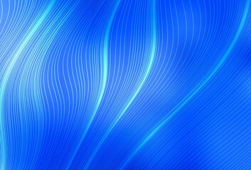 Light BLUE vector glossy abstract backdrop.