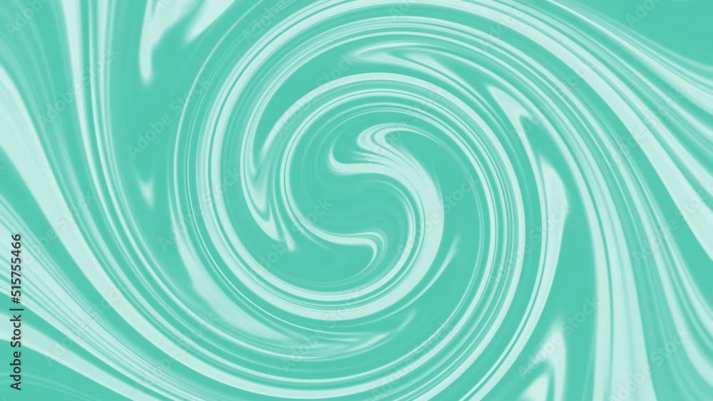 Poster loop green blue twirl gradient line vortex motion, holographic backdrop for music video and other me
