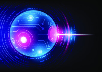 Abstract technology background Hitech communication concept innovation background, vector illustration