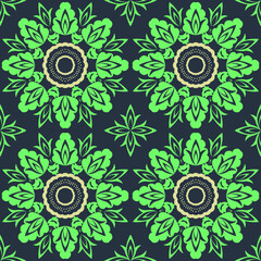 Seamless geometric patterns that can be stitched in all directions. Suitable for printing unlimited tiles, fabric patterns, carpets or other patterns. Expandable vector format file, unbreakable image.