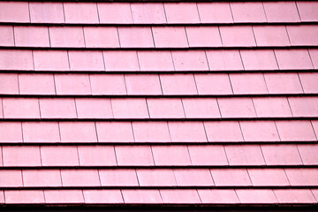 red tile roof  background