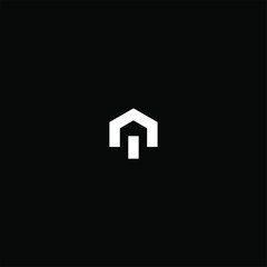 rocket house logo template vektor, minimalist and modern logo